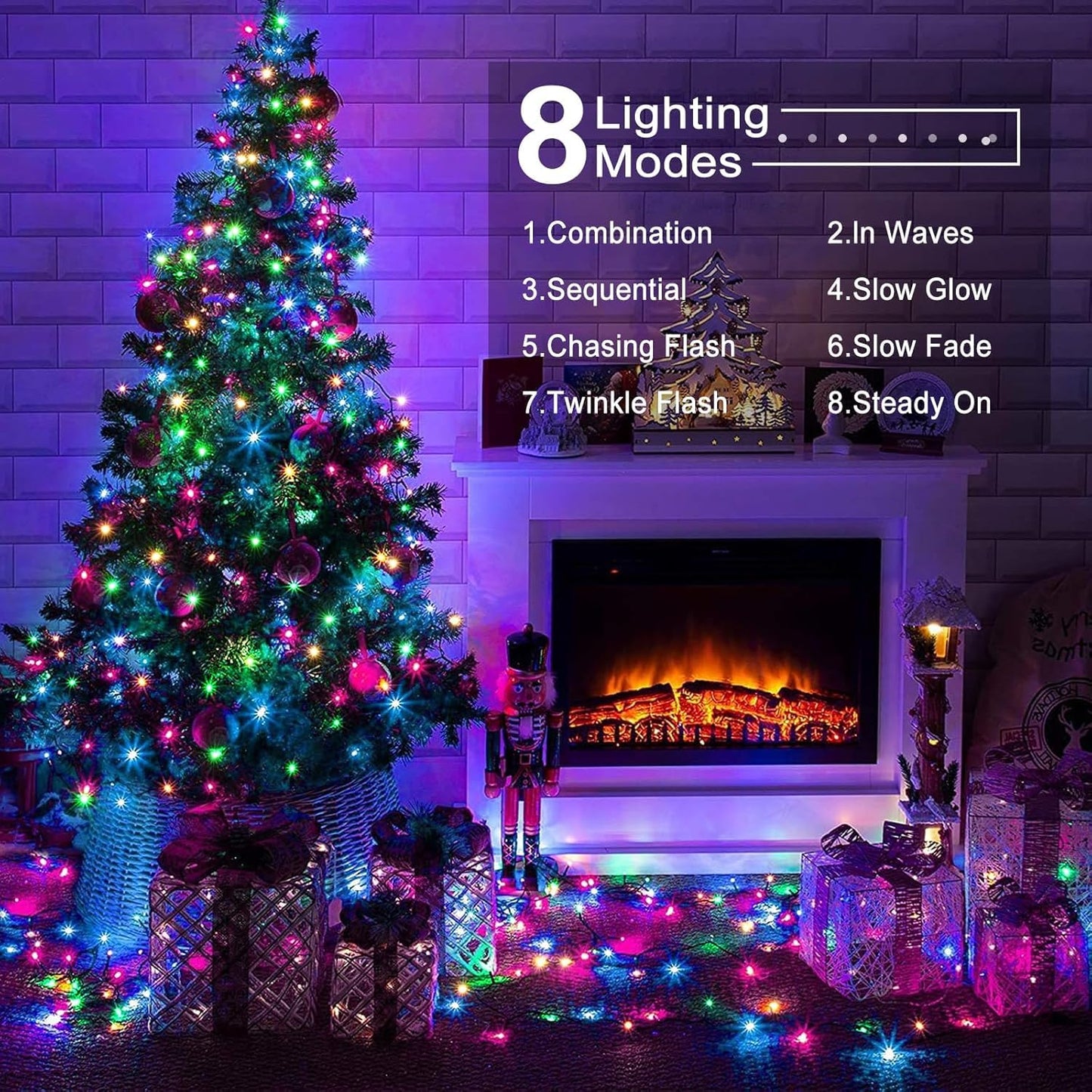 70m LED String with 240 Lights & 8 Modes