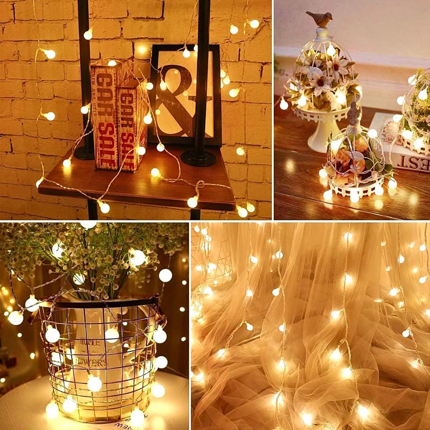 7 5m 14 Globe Bubble Ball Lights