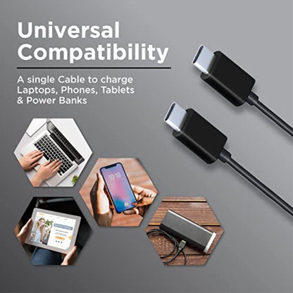 USB (Type-C) to USB (Type-C) Charging  Cable