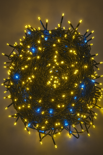 100-LED 60 Ft Warm White+White Fairy String Lights