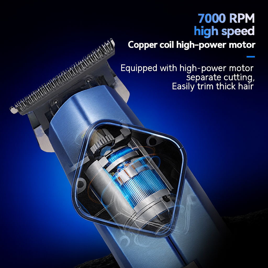 Kemei TitanTrim Precision Groomer in Stainless Steel