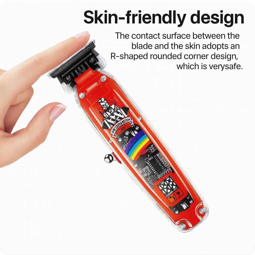 Kemei TitanTrim Professional Hair Trimmer | LCD Display | USB Rechargeable | Cordless