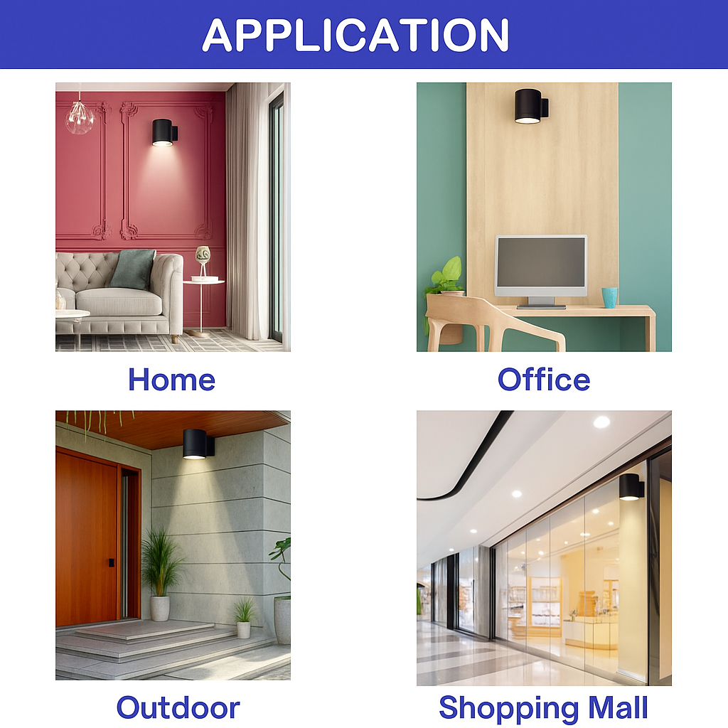 GlowVerve Modern Decorative Wall 5W Light