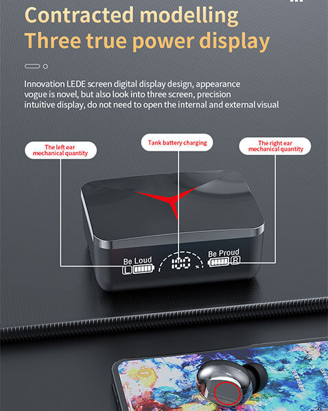 M90 Pro TWS Earbuds Power Bank