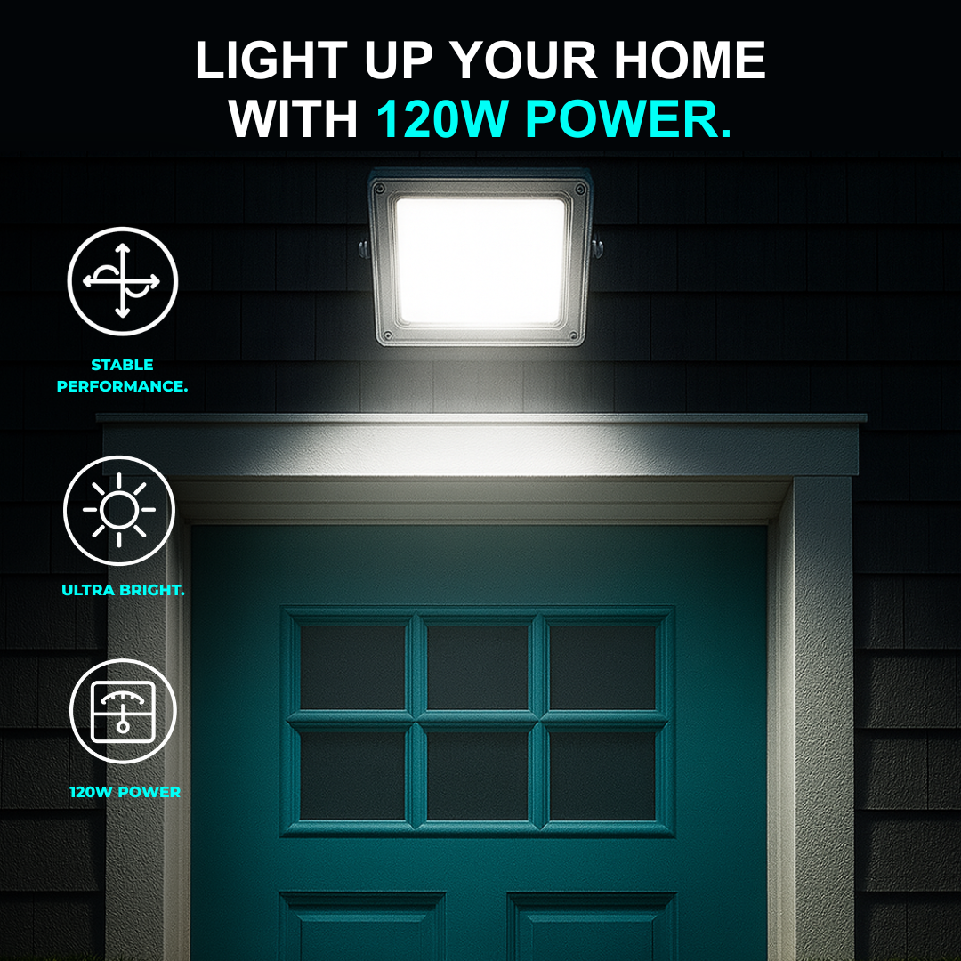 120W LED Flood Light – Bright, Durable & Waterproof