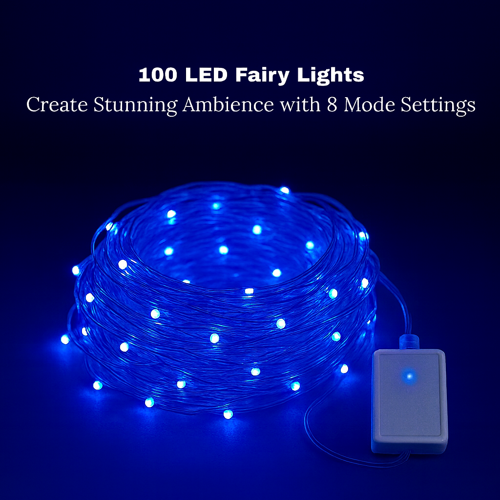 100-LED Multicolor Christmas Fairy Lights