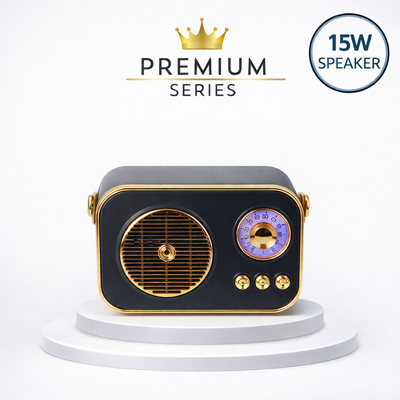 SonicOrb RetroWave 15W Bluetooth Speaker Deep Bass