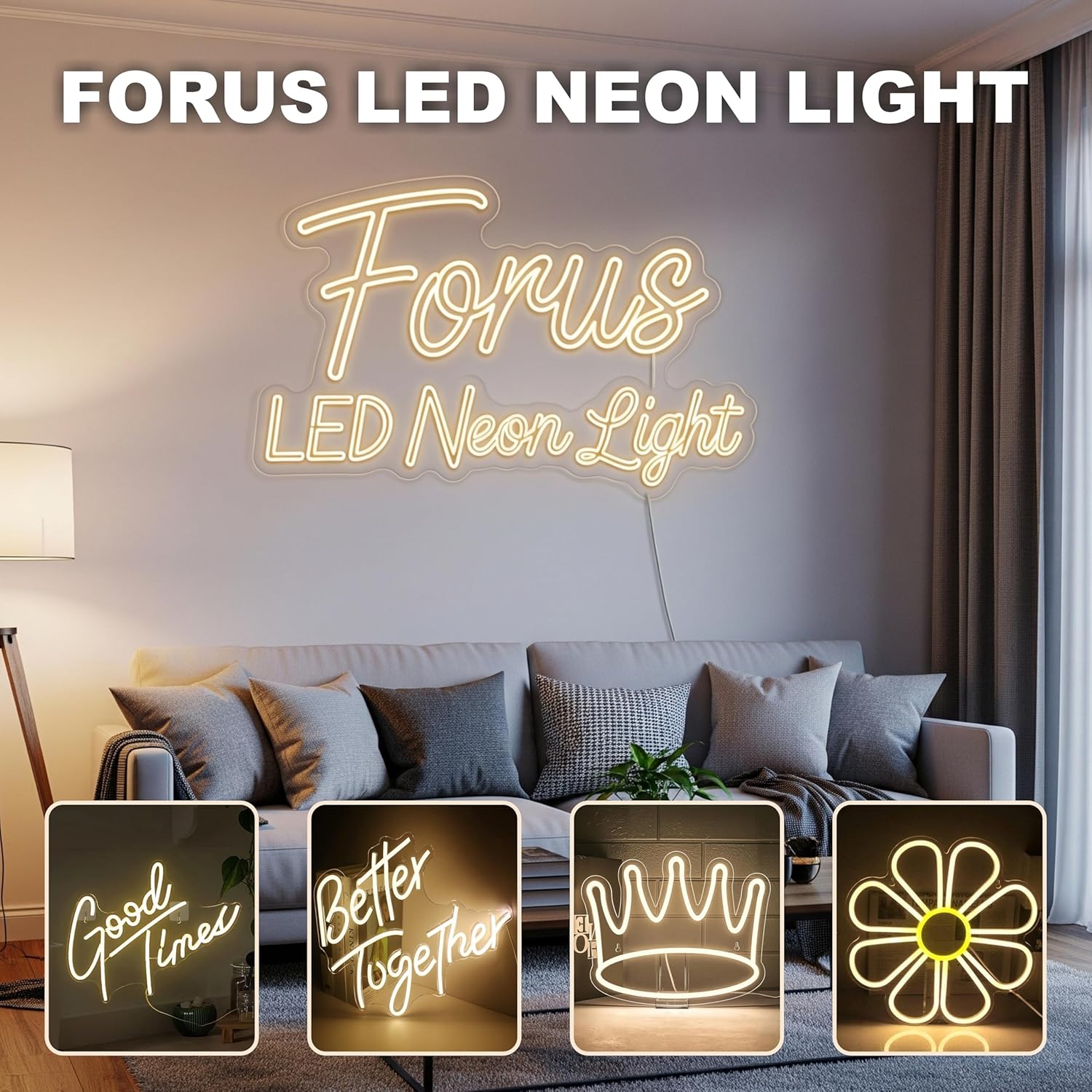 12MM THICK 220V SMD Warm Neon Rope Light