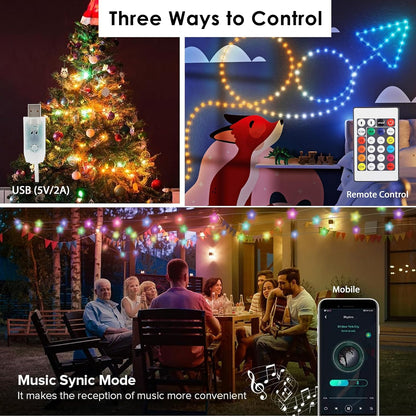 Bubble Ball String Lights Festive Party Lighting