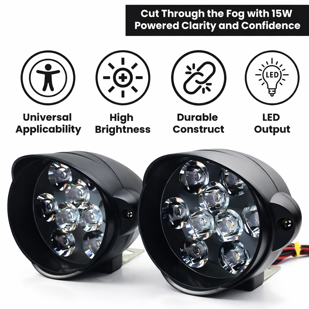 9 LED Bike Light Flicker – High Brightness (Pack of 2)