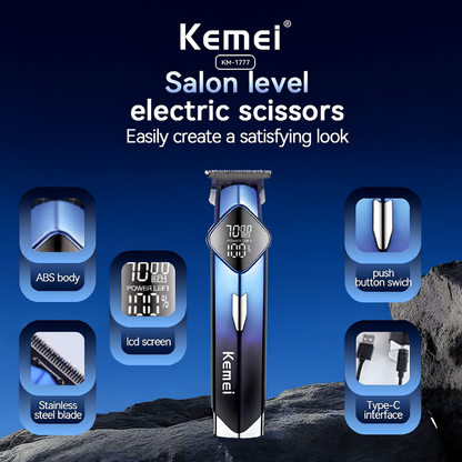 Kemei TitanTrim Precision Groomer in Stainless Steel
