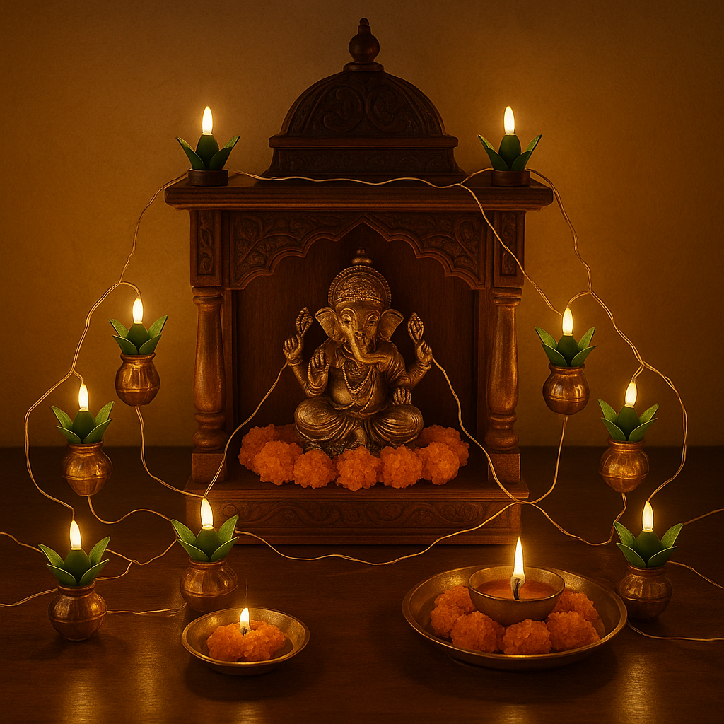 Kalash Light 21 LED String Lights Traditional