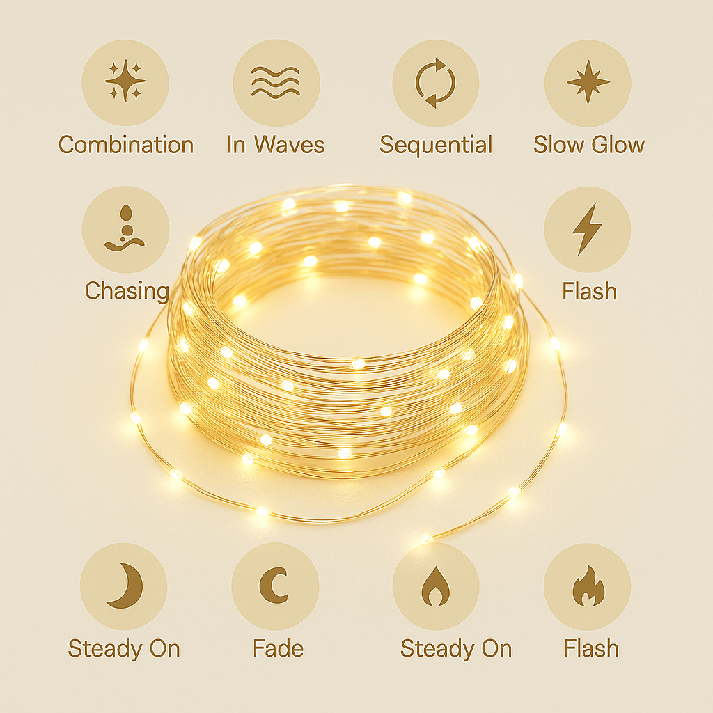 Warm White LED String Light