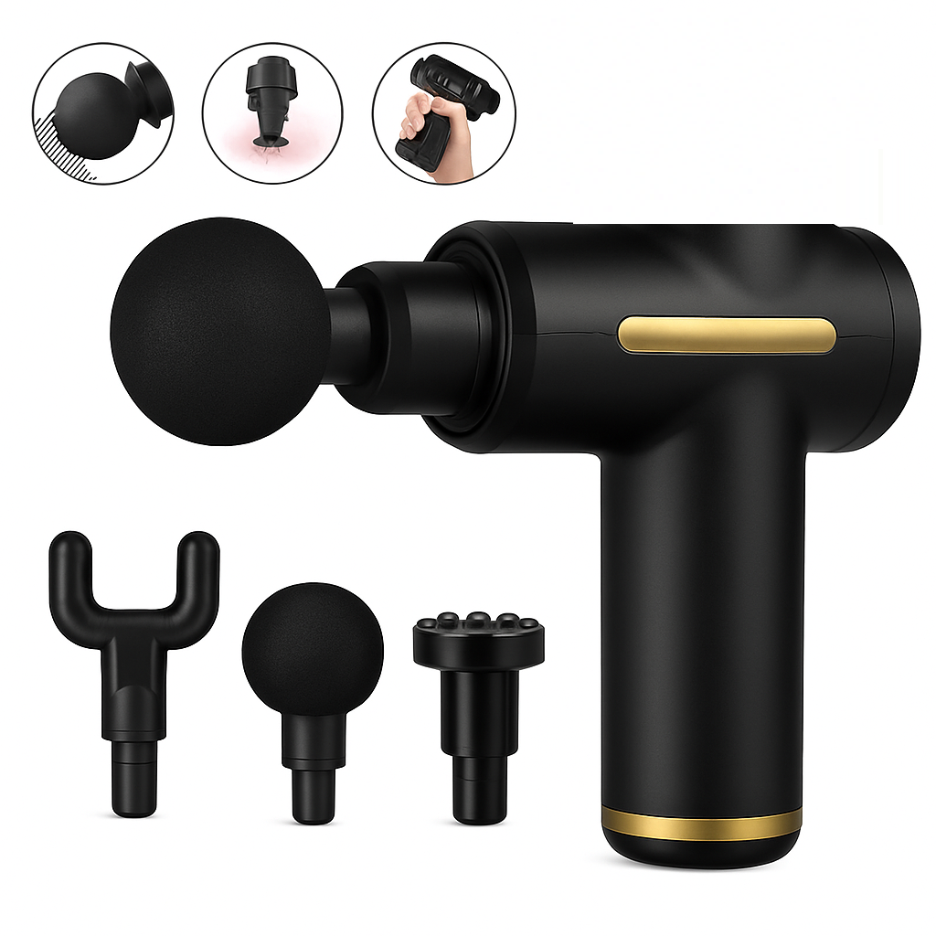PulsePro Muscle Massage Gun Powerful Compact Rechargeable