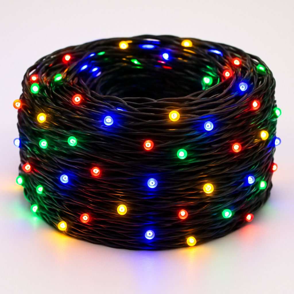 50m RGB Color Changing LED Festival Lights