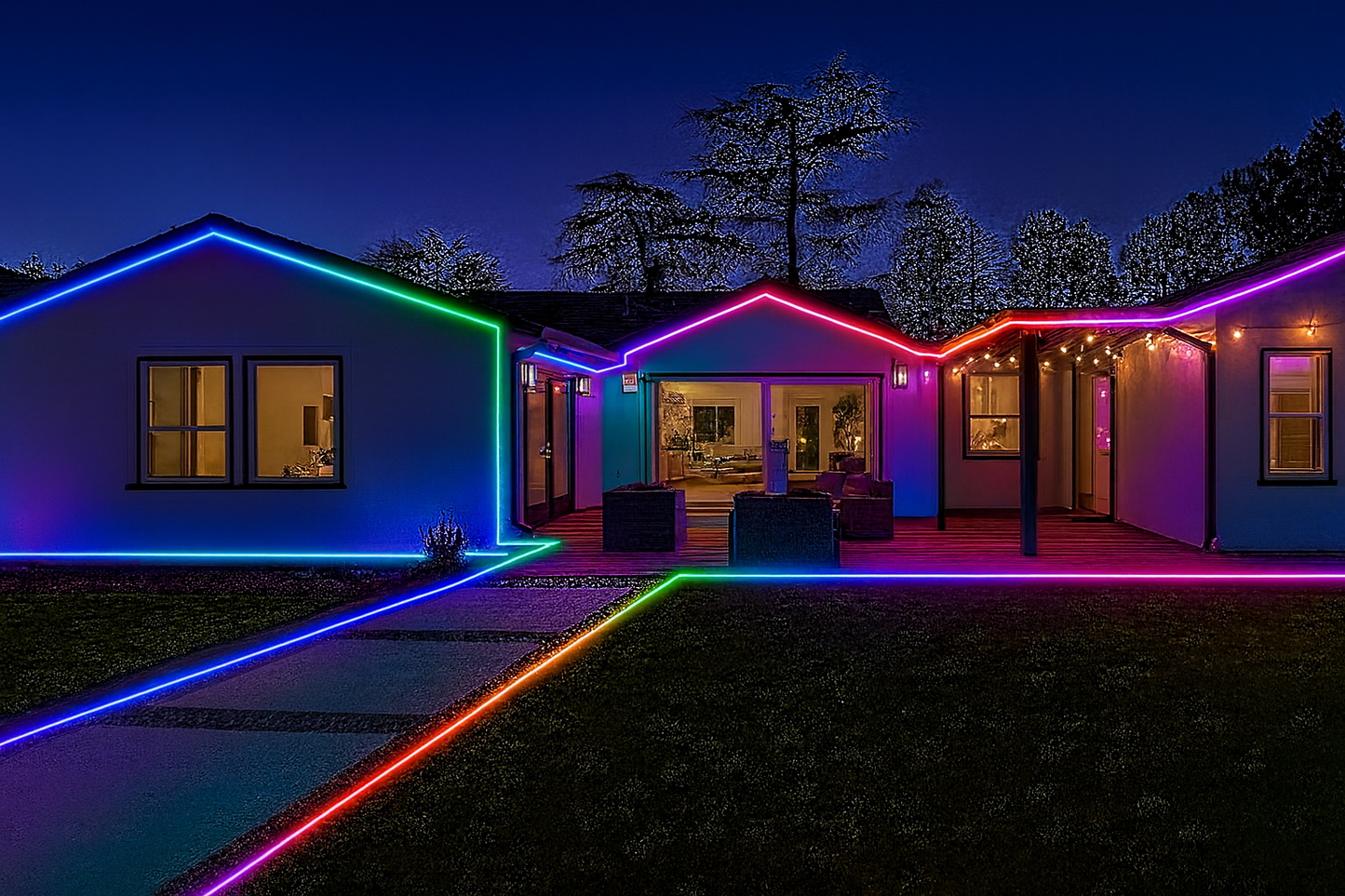 Multicolour Ambient Rope Light - 5m / 30m / 45m / 50m / 100m