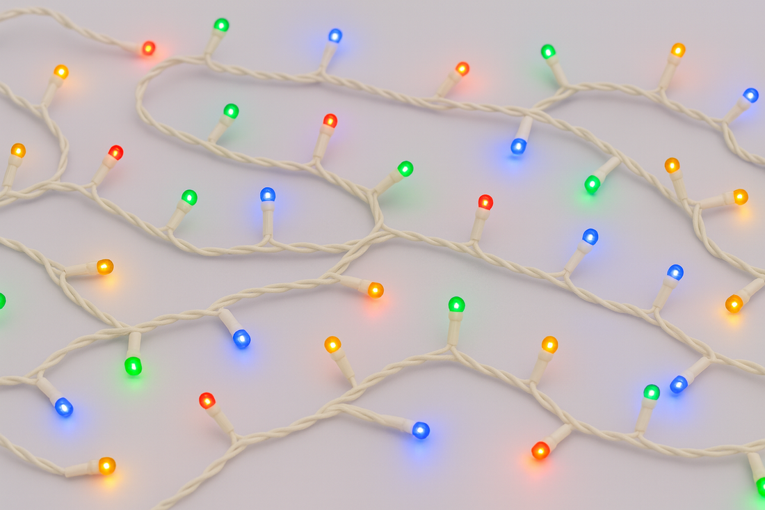 ColorTwist™ – Multicolor LED Decorative String Lights – White Wire Series for Home & Festival