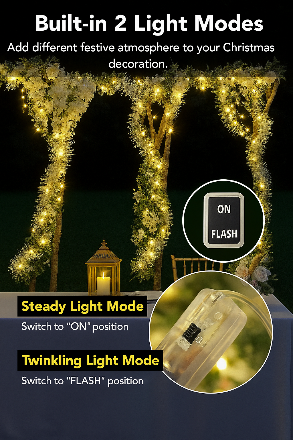 5M 50Bulb Decorative Sparkling Lights