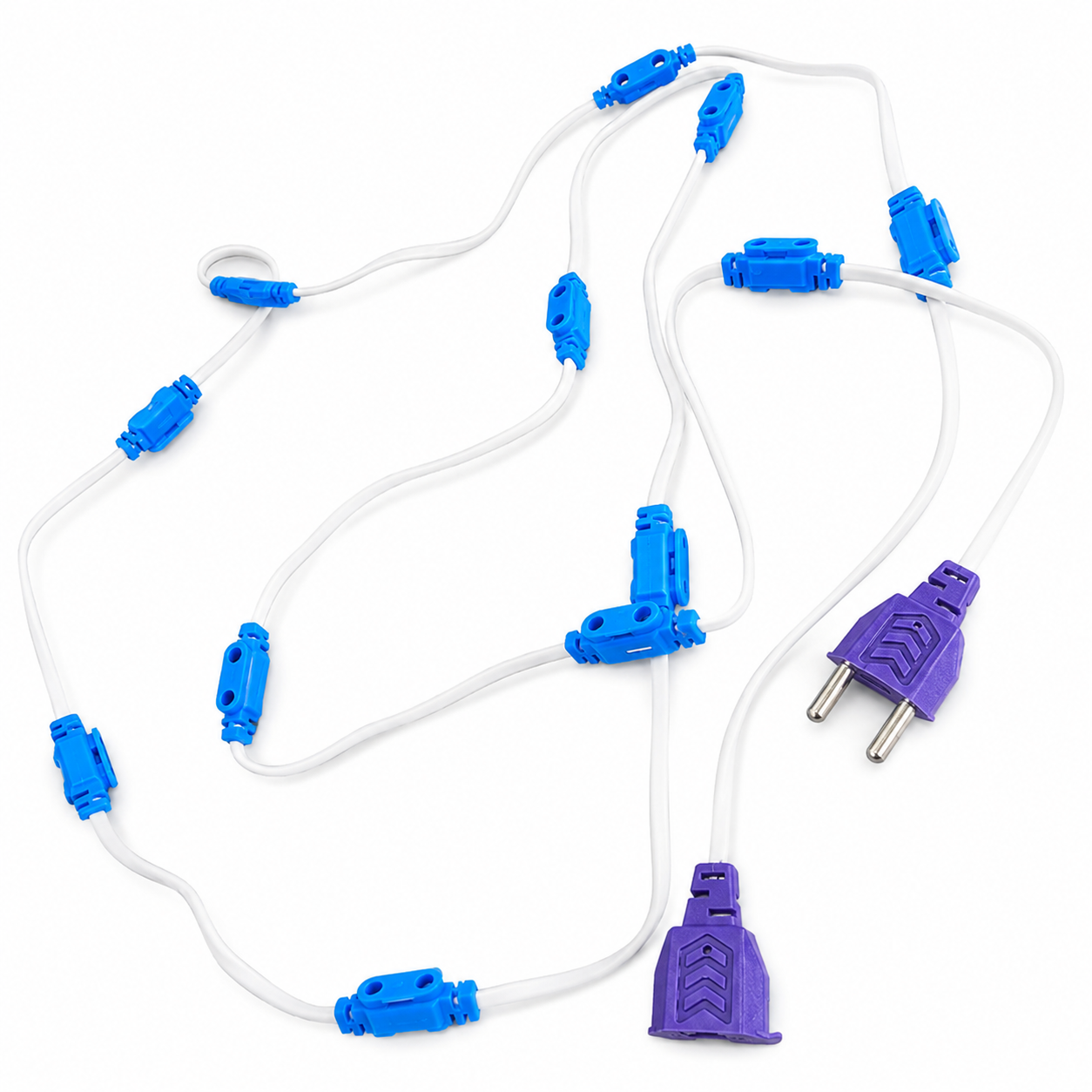 2-Pin Plug Connector for Decorative String Lights