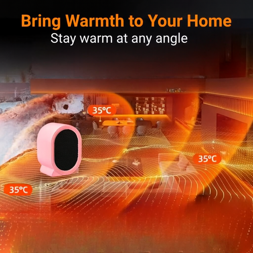 Marley Hudson Intelligent 1200w Mini Room Heater - 1 Year Warranty