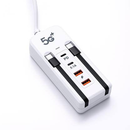 66W 4-Port Charging USB Hub Adapter