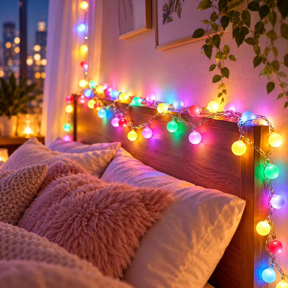 30 Meter Multicolor LED Color Ball String Lights