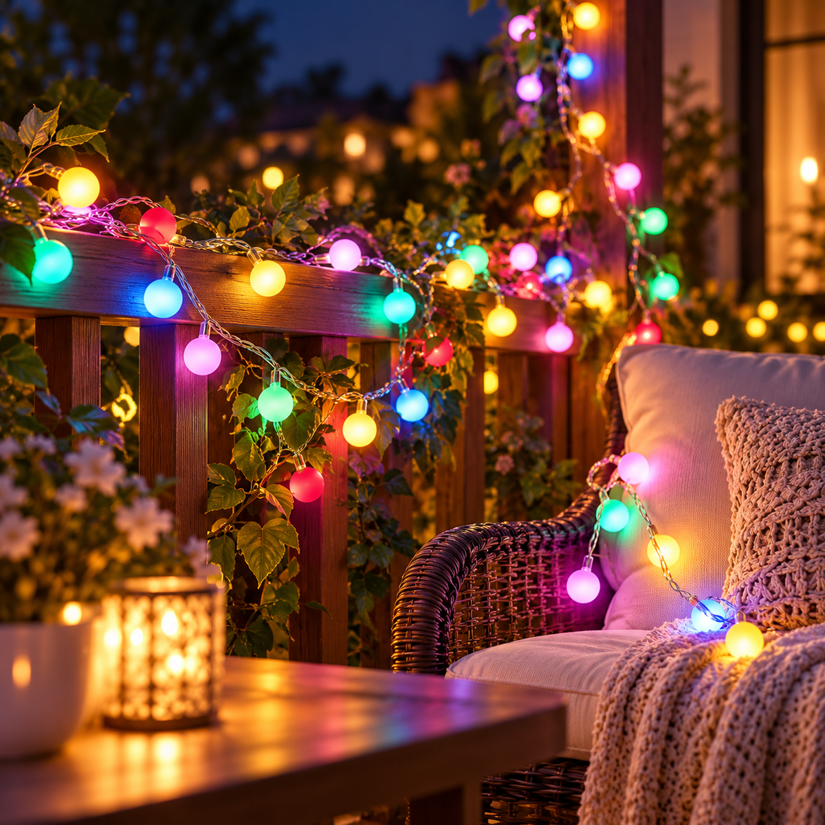 30 Meter Multicolor LED Color Ball String Lights