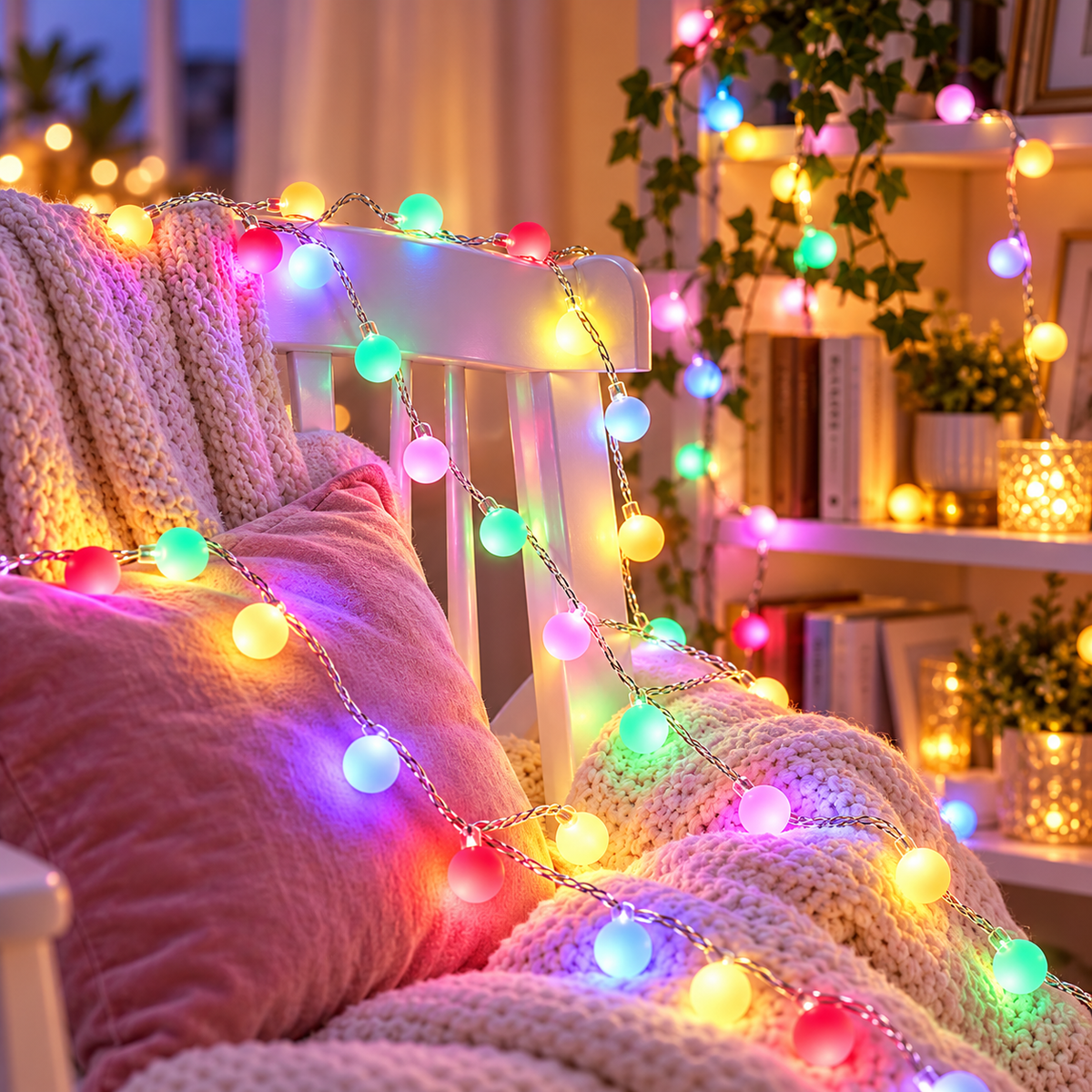 30 Meter Multicolor LED Color Ball String Lights