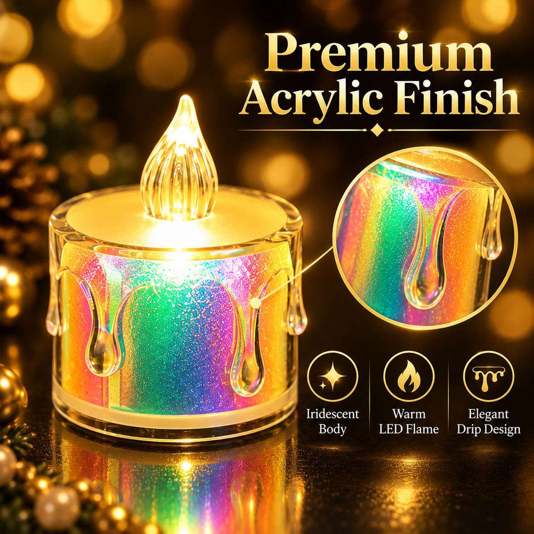 Flameless Candle Lights for Diwali & Gifting