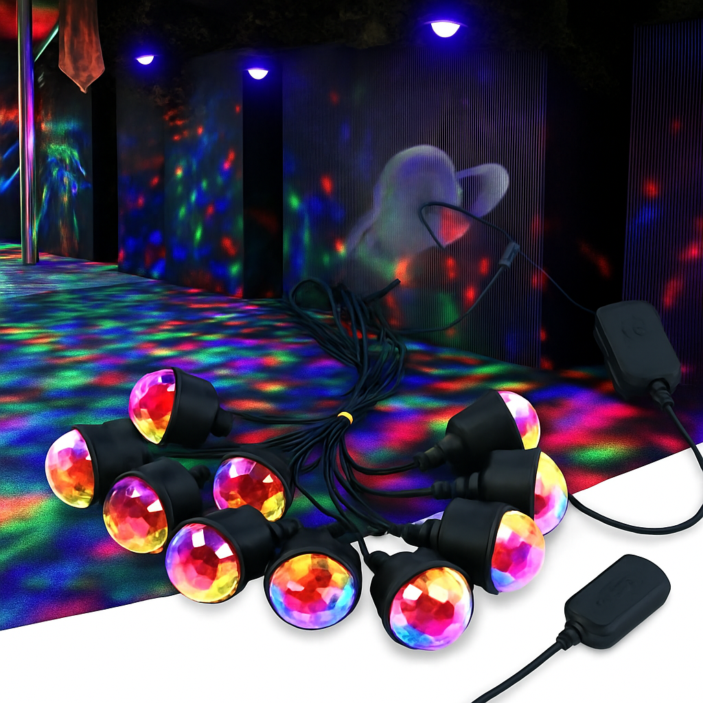 10 ft | 10-Bulb LED String Light — LumiAura™ Decorative Glow