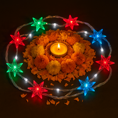 50 Bulb 24 Light Waterproof Waterfall Fairy