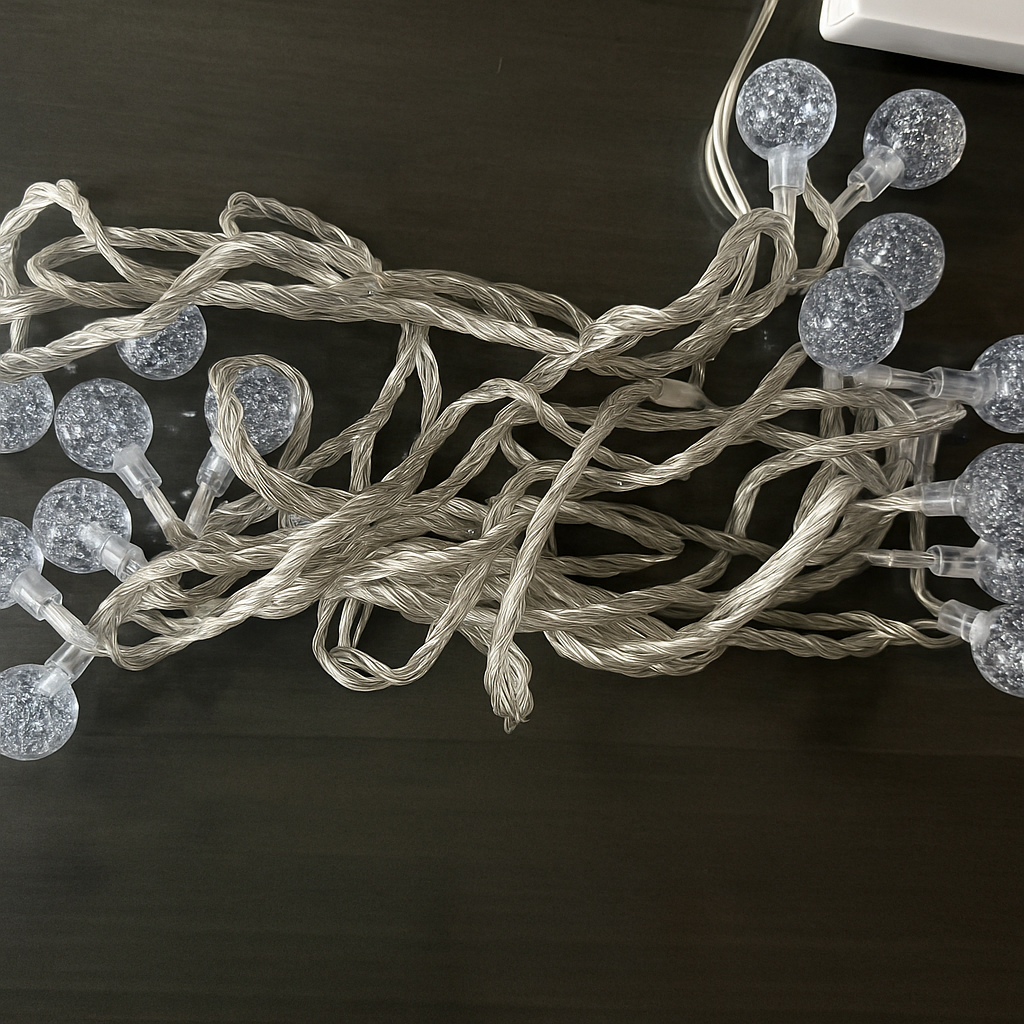 50 Bulb 24 Light Waterproof Waterfall Fairy