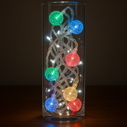 50 Bulb 24 Light Waterproof Waterfall Fairy