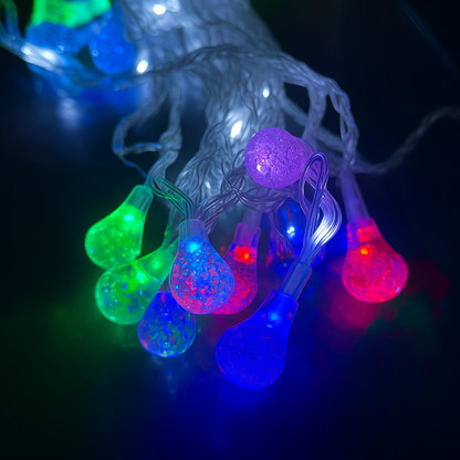 50 Bulb 24 Light Waterproof Waterfall Fairy