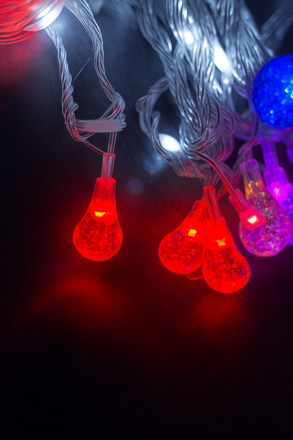 50 Bulb 24 Light Waterproof Waterfall Fairy