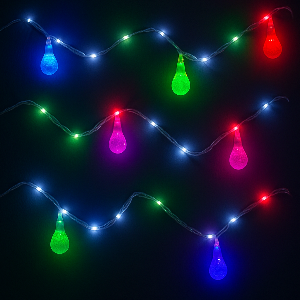 50 Bulb 24 Light Waterproof Waterfall Fairy