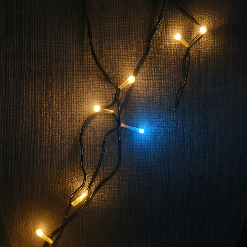 100-LED 60 Ft Warm White+White Fairy String Lights