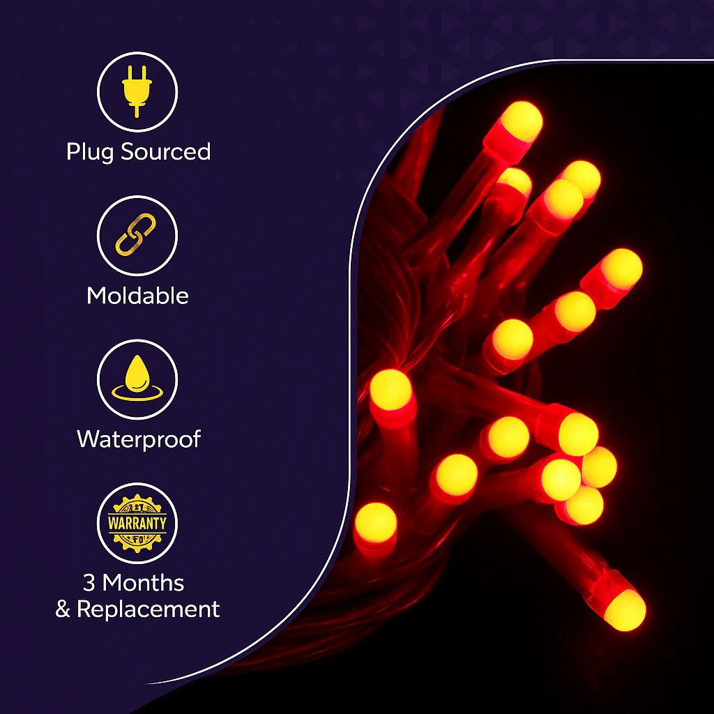 12M 40 LED string lights