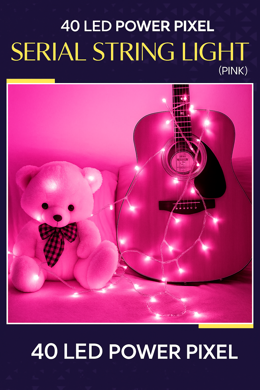 12M 40 LED decorative string lights