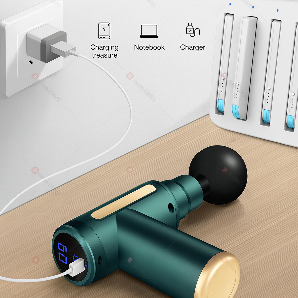 PulsePro Muscle Massage Gun Powerful Compact Rechargeable