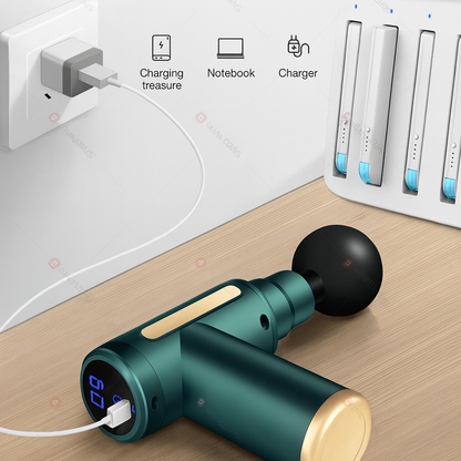 PulsePro Muscle Massage Gun Powerful Compact Rechargeable