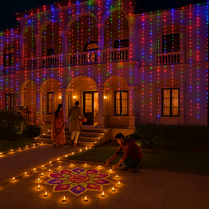 70m 240 LED 6-Color Decorative String Lights