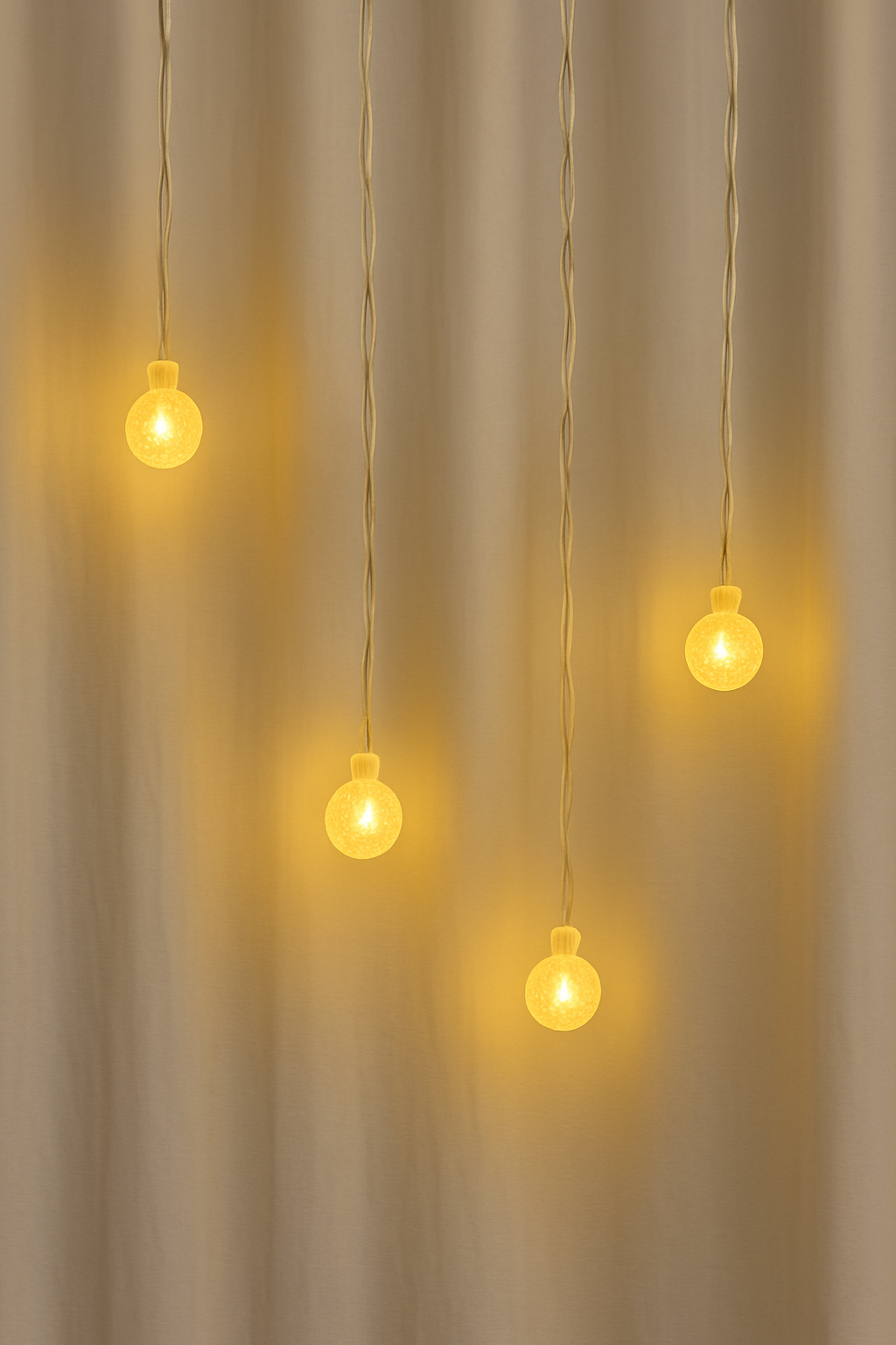 Small Golden Bulb LED String Lights