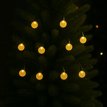 Small Golden Bulb LED String Lights
