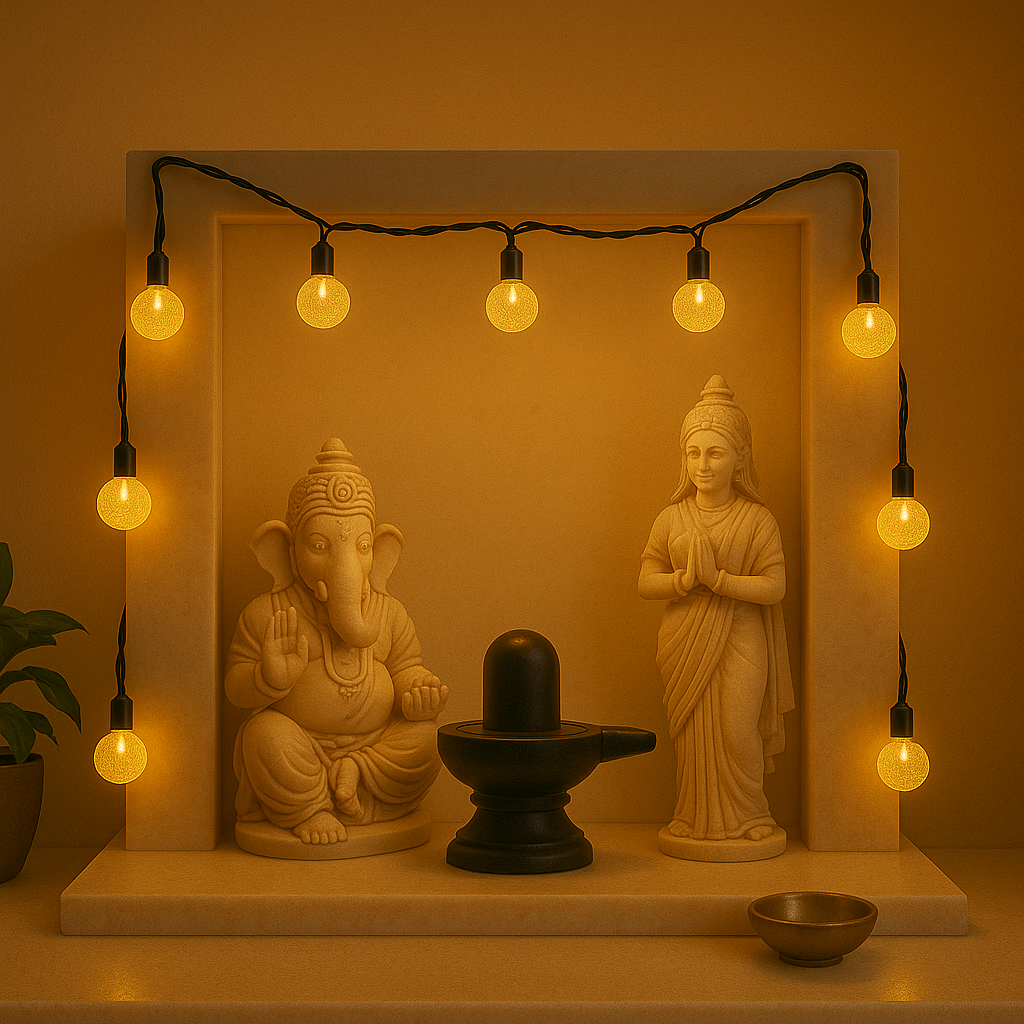 Small Golden Bulb LED String Lights