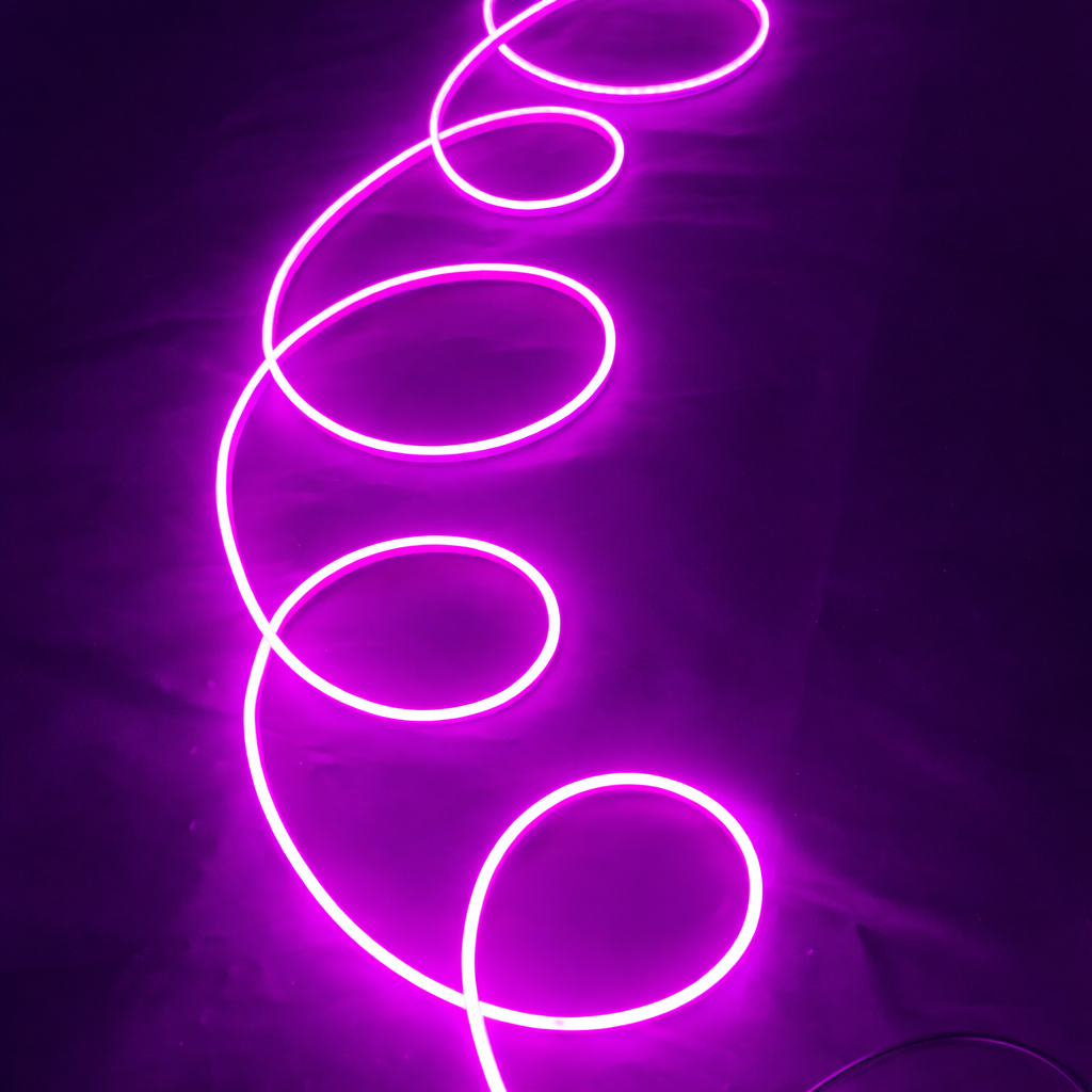 5m Neon LED Strip Light with SMPS & 3A Adapter
