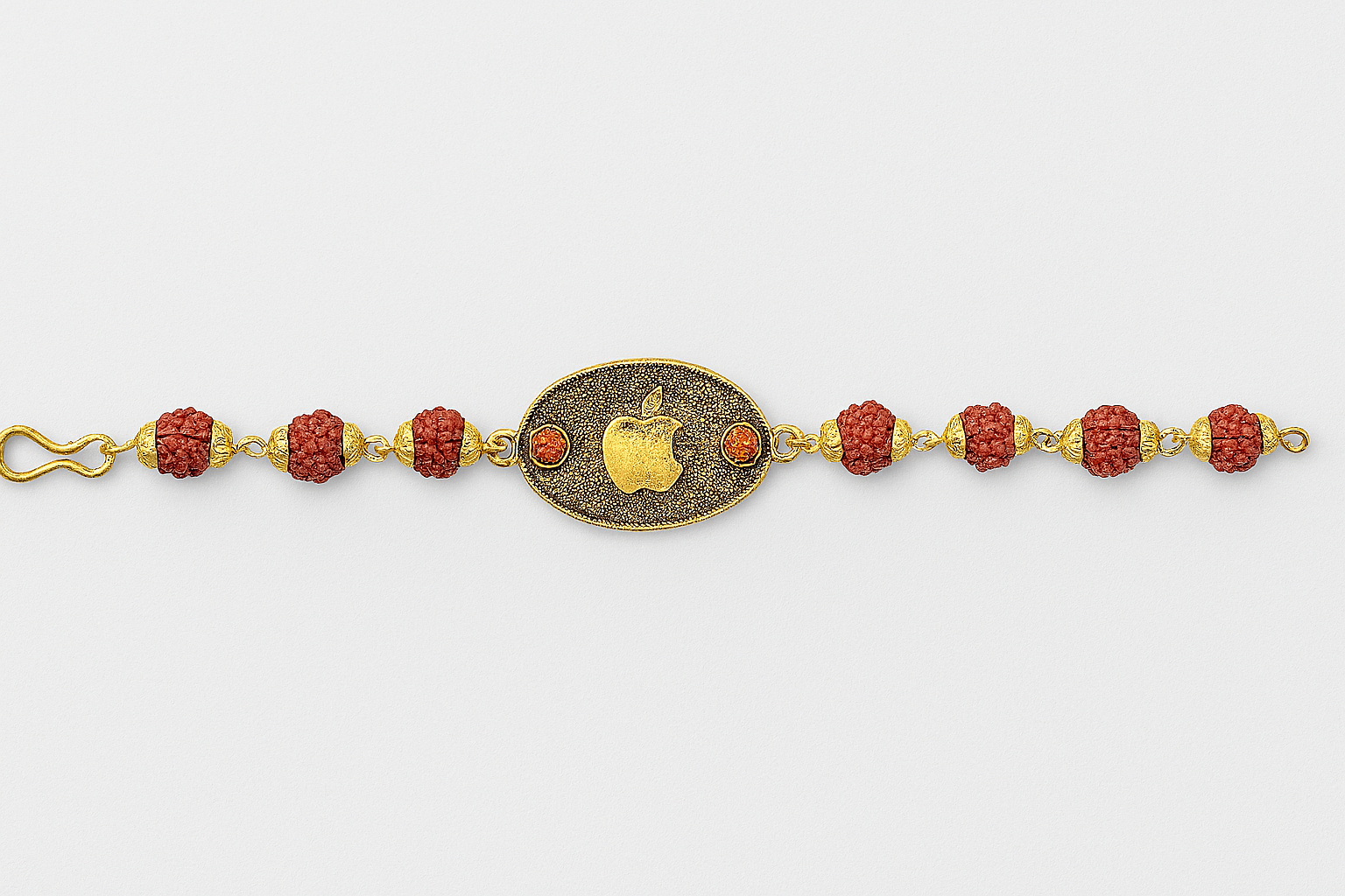 iBro Rakhi – Apple Logo Beaded Rakhi for Tech Lovers