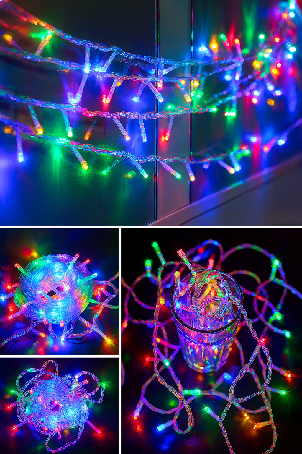75m/246 Ft Multicolour LED Sparking Fairy Lights
