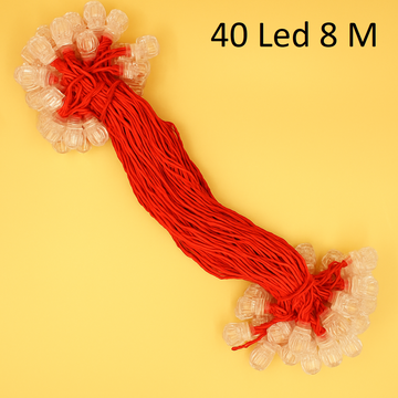 Made in India 40 LED Flash String Lights – 8 Meter