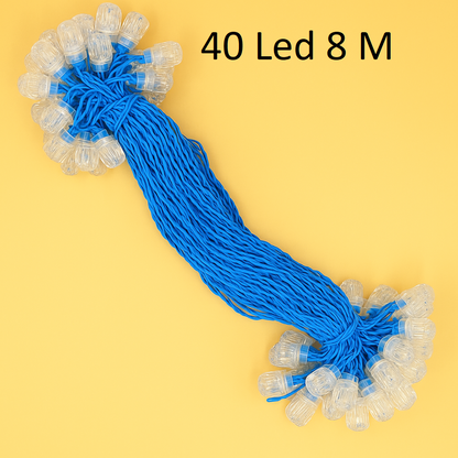 Made in India 40 LED Flash String  8 Meter